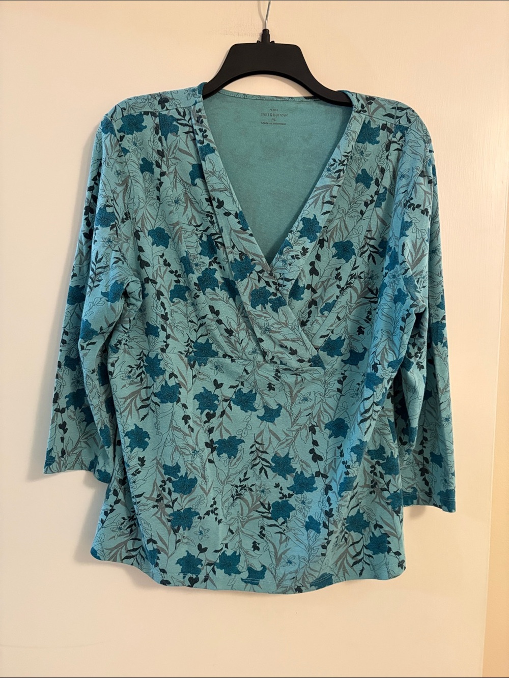 💙 Teal Floral Top